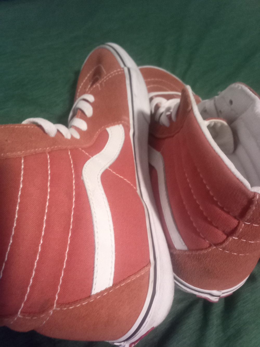 Vans Sk8-Hi high-top Sneakers Color Theory collection Burnt Ochre #507452 Size 9